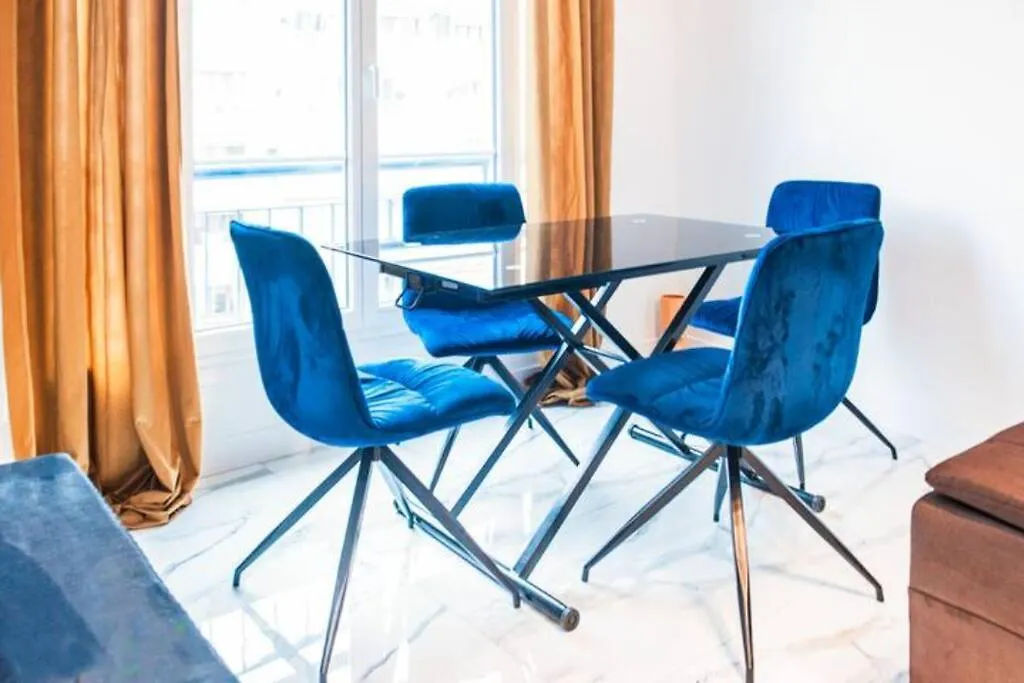 2P Moderne Proche Promenade Des Anglais, Apercu Mer Nice Apartment