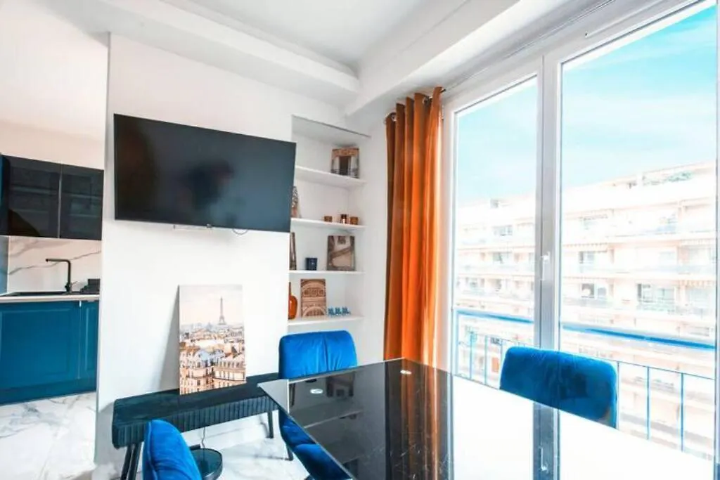 2P Moderne Proche Promenade Des Anglais, Apercu Mer Nice