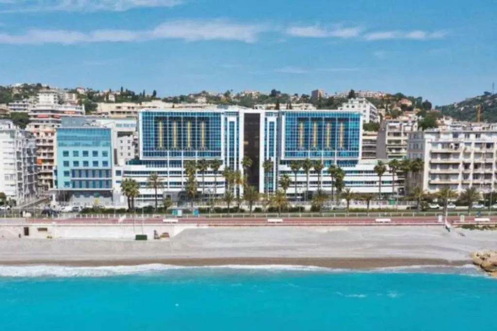 2P Moderne Proche Promenade Des Anglais, Apercu Mer Nice France
